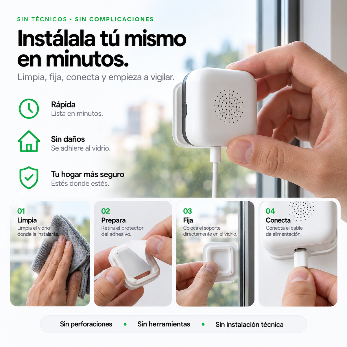 WindowCam™ Tu hogar siempre a la vista