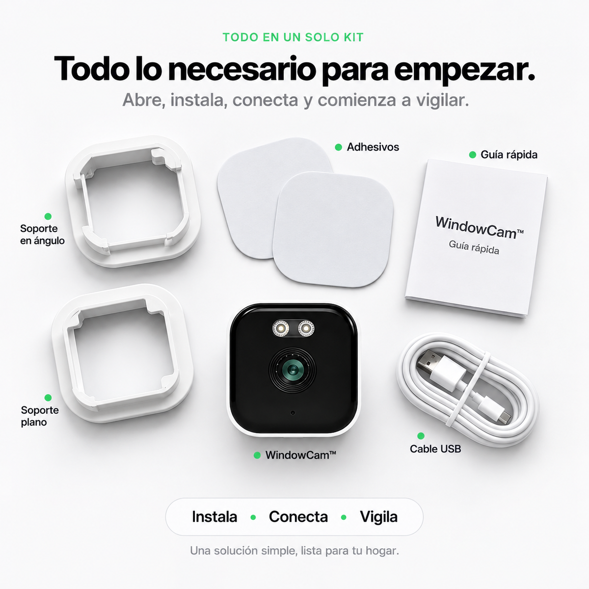 WindowCam™ Tu hogar siempre a la vista